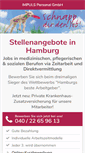 Mobile Screenshot of med-jobs-hamburg.de